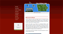 Desktop Screenshot of cityofallison.com